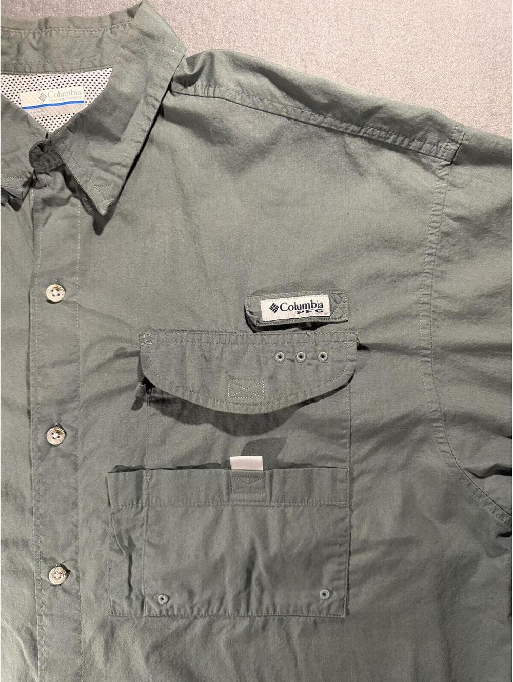 Columbia PFG Long Sleeve Fishing Shirt Button Up Ventilated - Picture 2 of 13